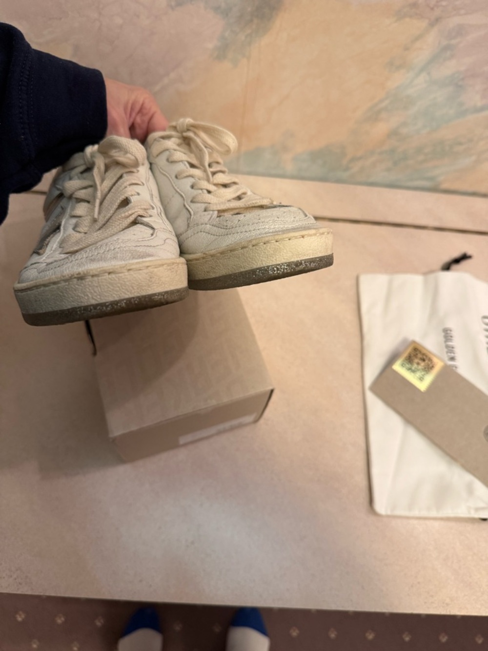 Golden Goose ball star Sneakers with Silver Star 38 - Picture 13 of 14